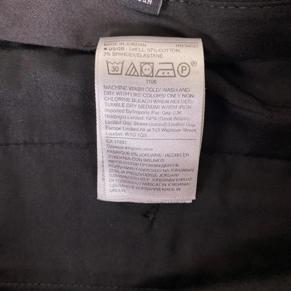 Banana Republic Pants Men's 33x28‎ Slim Fit Navy Blue Chino Stretch Cotton